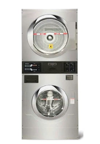 Máy giặt sấy chồng tầng bỏ xu 13kg dùng điện Cleantech SXTH-130FDT