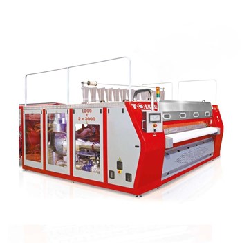 Máy là lô lòng máng 1 con lăn khổ 3,3m Vela Chi 18033 Tolkar