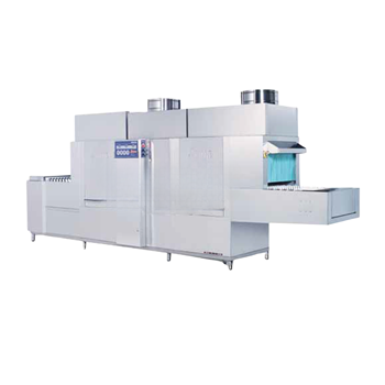 Máy rửa khay bát chén công nghiệp băng tải có sấy tiết kiệm năng lượng PMFE-600GDE Prime