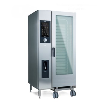 Lò hấp nướng đa năng công nghiệp 20 khay dùng gas Prime PDSCOE-201GN