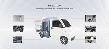 Xe chở rác điện BY - LC1000