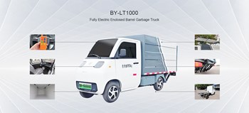 Xe chở rác điện BY - LT1000 