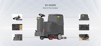 Máy chà sàn tự lái BY - RX800 