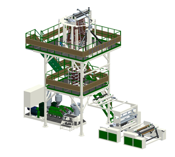 Máy thổi màng 5 lớp LDPE MXCM-5C