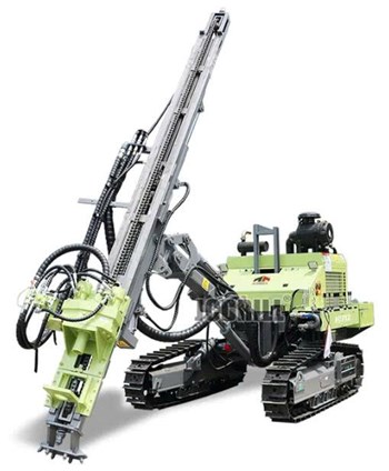 Bề mặt xuống Các lỗ Crawler gắn YUCHAI Power khoan Rig JC712