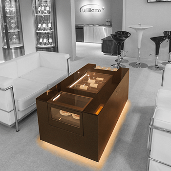 Bàn cà phê lạnh cho rượu vang