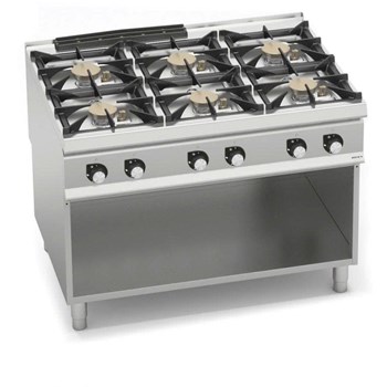 BẾP GAS 6 BẾP CÓ TỦ ĐỰNG SG9F6MPSP 