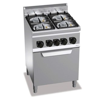 BẾP GAS 4 BẾP KÈM LÒ GAS 1/1 G6F4PW+FG1