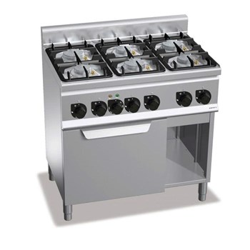 BẾP 6 LÒ VỚI LÒ NƯỚNG ĐIỆN 1/1 G6F6PW+FE1