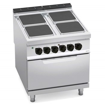 Bếp điện 4 mặt vuông + Lò nướng điện 2/1 E9PQ4+FE