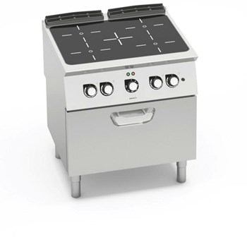 Bếp hồng ngoại 4 vùng nấu + Lò nướng điện 1/1 GN SE7P4/VTR+FE2