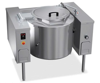 Nồi đun nghiêng 100 lít với hệ thống gia nhiệt hơi nước gián tiếp 9P10IRV