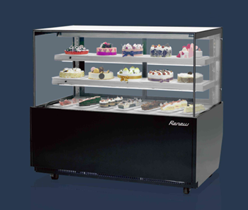 Tủ trưng bày bánh kính vuông Renew RNB2400-3RD