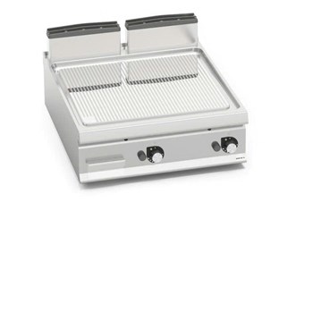 Bếp nướng gas - Mặt nướng có rãnh, làm bằng thép không gỉ LXG9FR8-2/CPD