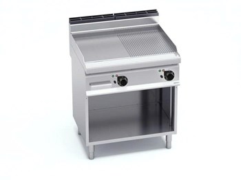 Bếp nướng điện mặt phẳng/có rãnh kèm tủ đựng E7FM8MP-2