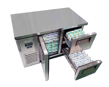 Bàn mát 3 cửa bảo quản sữa Renew NUR18-2D-6(M)