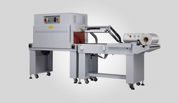 Máy đóng gói và cắt màng co khí nén kiểu chữ 