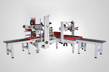 Máy dán góc tự động EXC-307+EXC-310