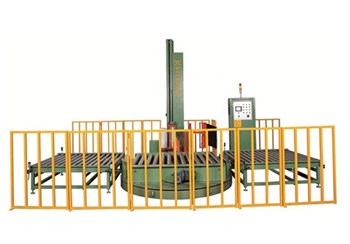 Máy quấn pallet bàn xoay kết hợp băng tải YUPA-2100-W