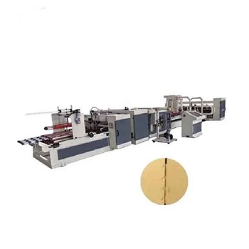 Máy dán và đóng ghim bìa carton tự động