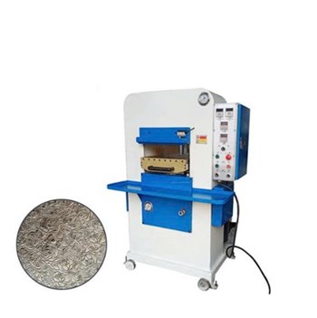 Máy dập nổi và đục lỗ da thủy lực bán tự động DT-608-80T