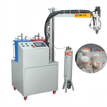 Máy đổ Foam Pu cứng Polyurethane tỉ trọng 100KG/m3