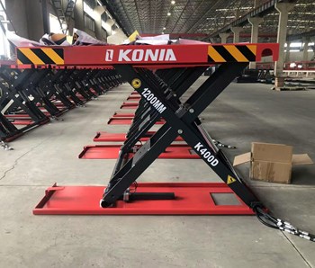 Cầu nâng kiểu xếp, nâng cao 1.2m Konia K400D