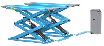 Cầu nâng cắt kéo đặt nổi Titano STD-7230A