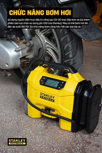Máy bơm hơi đa năng dùng pin hiệu STANLEY SXVI02001 