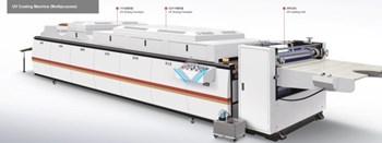 Máy tráng phủ uv bán tự động SDSG-1200B