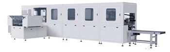 Máy lắp ráp hộp gấp tự động (Hộp 5 lần gấp, 4 hệ thống thị giác) HM-5GG