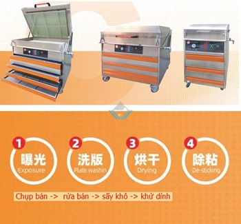 Máy làm bản in thùng carton (Bản polymer) HFA 