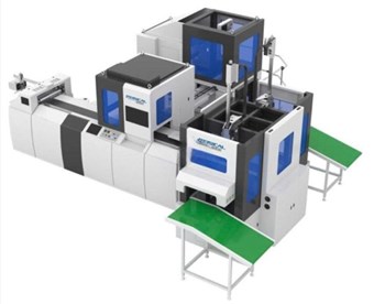Máy thụt hộp cứng hoàn toàn tự động (50sp/phút) RSK-300SE