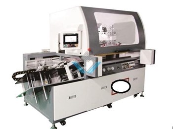 Máy in lụa nhãn mác, thẻ treo tự động DCZ-7050XY