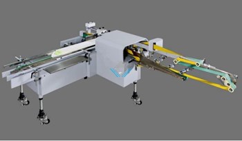 Máy thu giấy lắp sau máy dán hộp SH 450