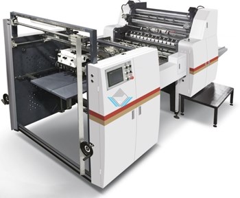 Máy bồi giấy với giấy bán tự động (Hút 1 bên) HKBK-1020D