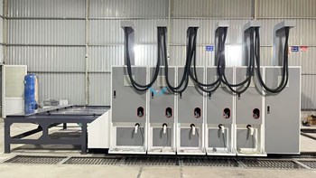 Máy in flexo bán tự động (in ngang) HDJDG-1426BA 