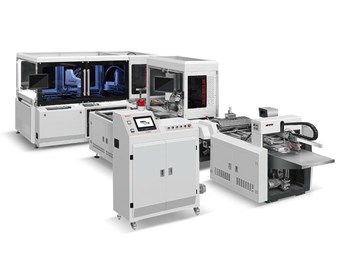 Máy làm bìa cứng tự động 4 cạnh (4 cạnh có hình dạng đặc biệt) QFM800-YY