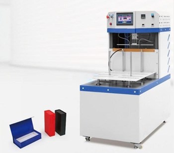 Máy dán miếng sắt hộp cứng (Bán tự động) WJ-500MS