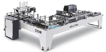 Máy dán miếng lót đáy túi giấy DKJ-70C