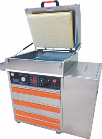 Máy làm bản in flexo-letterpress (Bàn chà phía trên) A3-DGL/A2-DGL