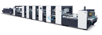 Máy dán hộp 4 góc 6 góc (Dán carton, duplex, ivory) 1200, 1450, 1600,1800 - PCS-S  