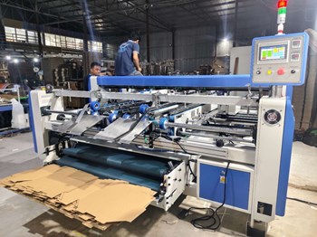 Máy dán thùng carton 2 mảnh (Bán tự động) AB-2300/2600/2900