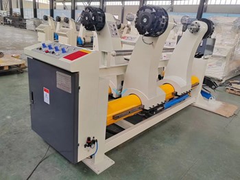 Chân nâng cuộn giấy lắp cho máy sóng, máy xả cuộn JD-CN1800 