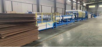 Máy bồi cắt tấm sóng tổ ong (Bồi giấy mặt cắt khổ) Starup-Eu 