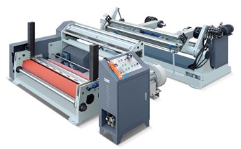 Máy chia cuộn giấy cuốn ống thanh V CAAF-2000 