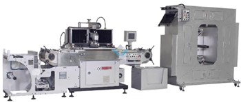 Máy in lưới uv tem nhãn cuộn HVGY-350D