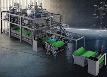 Dây chuyền sản xuất vải không dệt SS SS-1600