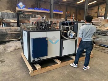 Máy sản xuất bát giấy, tô giấy (30-45 cái/phút) ZW-D 