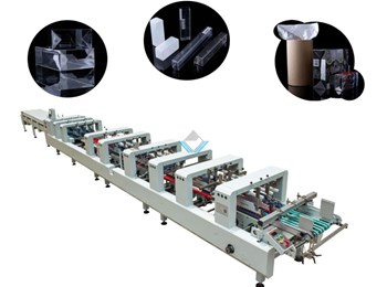 Máy dán hộp PET móc đáy tự động CL-780G 